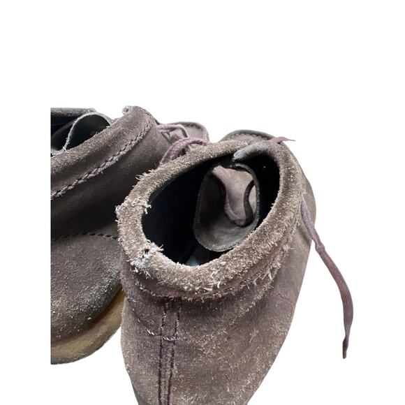 Clarks Original Men’s Brown Suede Wallabee Desert Chukka Boots Size 10 1/2 Flaws - Picture 8 of 10